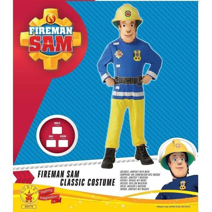 SAM LE POMPIER Déguisement Sam le Pompier + accessoire - Photo n°2