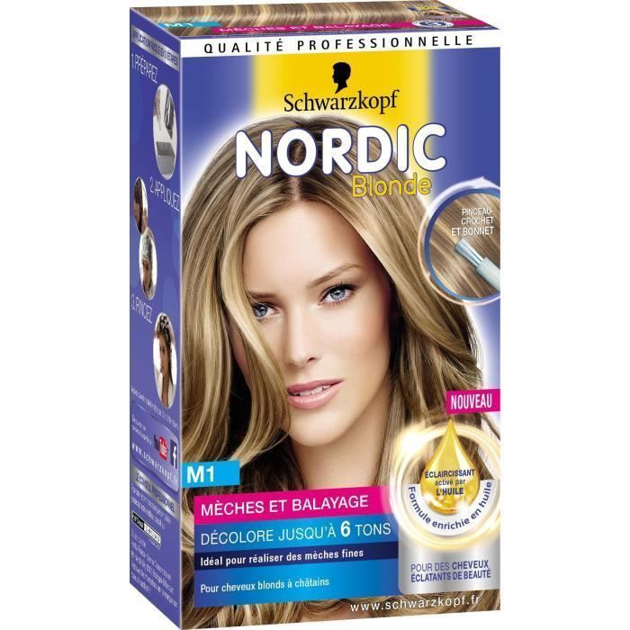 SCHWARZKOPF Coloration Permanente Nordic Blonde - Meches et Balayage Ultra-M1 - Photo n°1