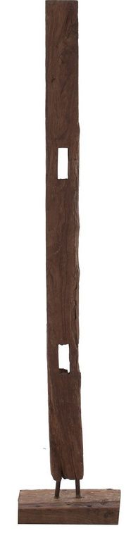 Sculpture bois de mahogany naturel antique Binh - Photo n°1