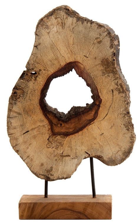 Sculpture bois naturel antique Khoma - Photo n°1