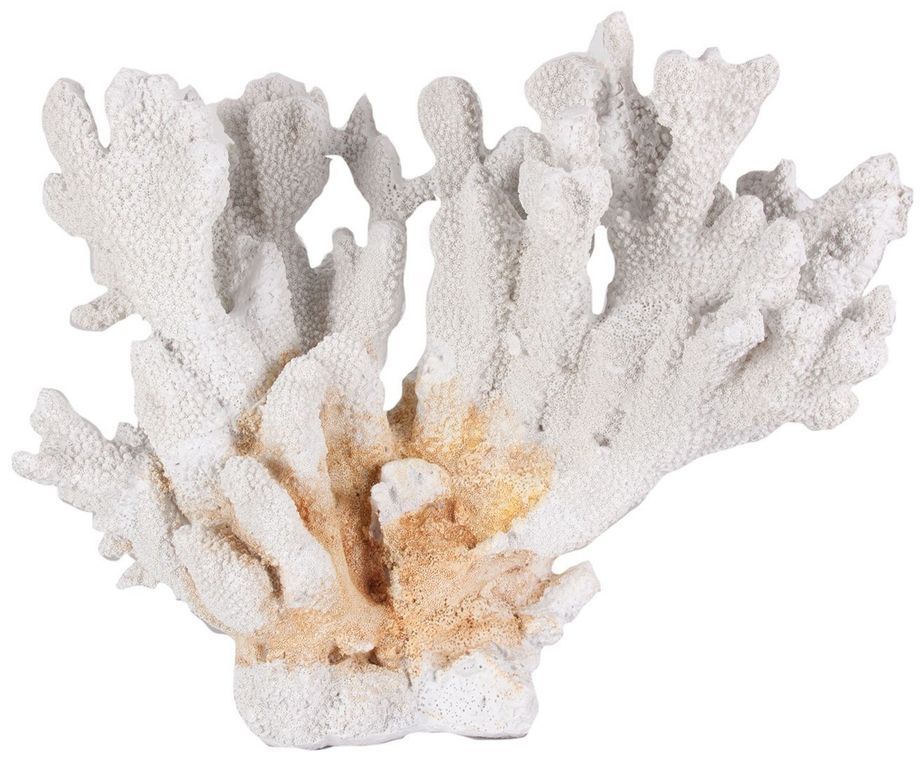 Sculpture corail résine blanc Iluna - Photo n°1