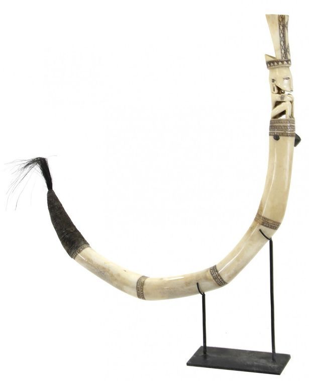 Sculpture corne os ivoire Cihan - Photo n°1