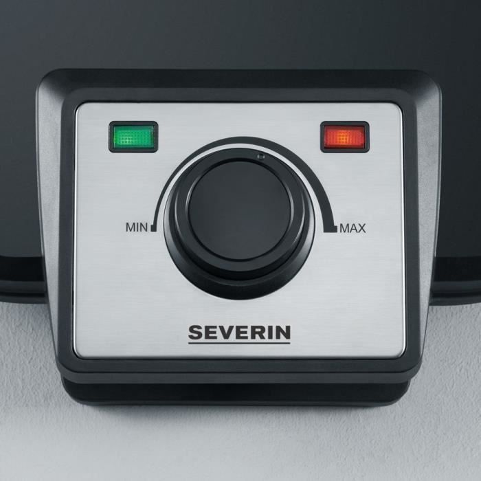 SEVERIN WA2106 Gaufrier électrique - Noir - Photo n°4
