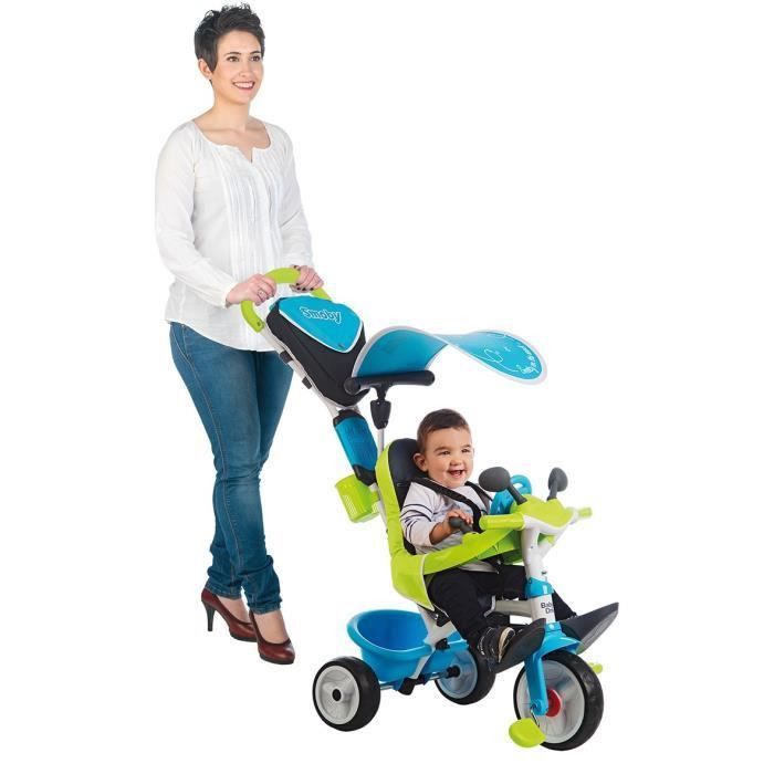 SMOBY Tricycle Baby Driver Confort Evolutif Bleu - Photo n°2