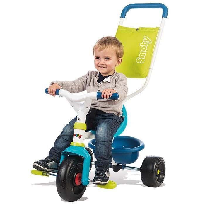 SMOBY Tricycle Enfant Evolutif Be Fun Confort Bleu - Photo n°2