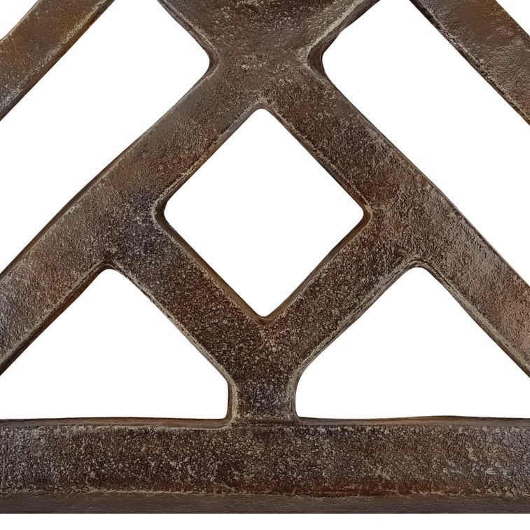 Socle de parasol Bronze 44x44x31 cm Fonte 2 - Photo n°6