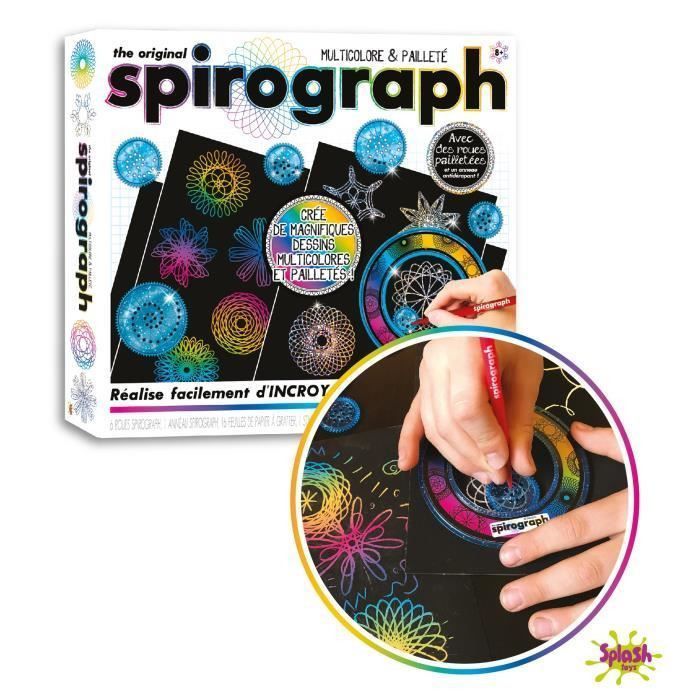 Spirograph - scratch & sparkle avec feuilles magiques - Photo n°2