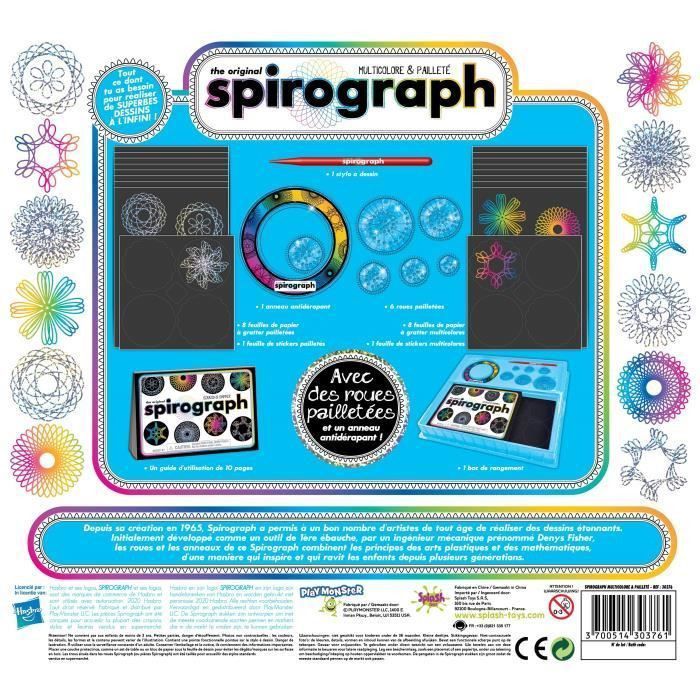 Spirograph - scratch & sparkle avec feuilles magiques - Photo n°6