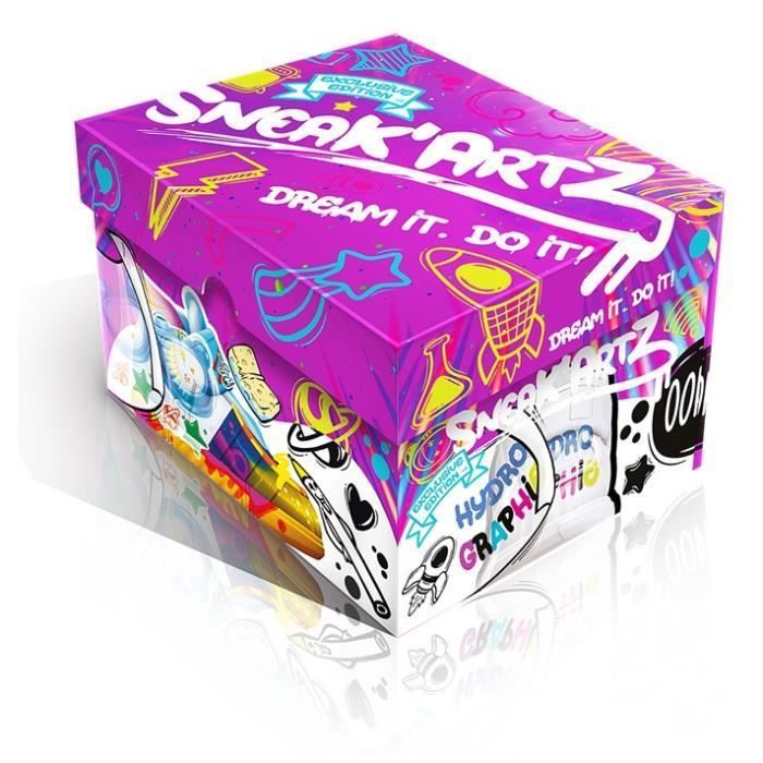 SPLASH TOYS - Sneak'Artz Shoebox Série 2 - Boîte Violette - Photo n°2