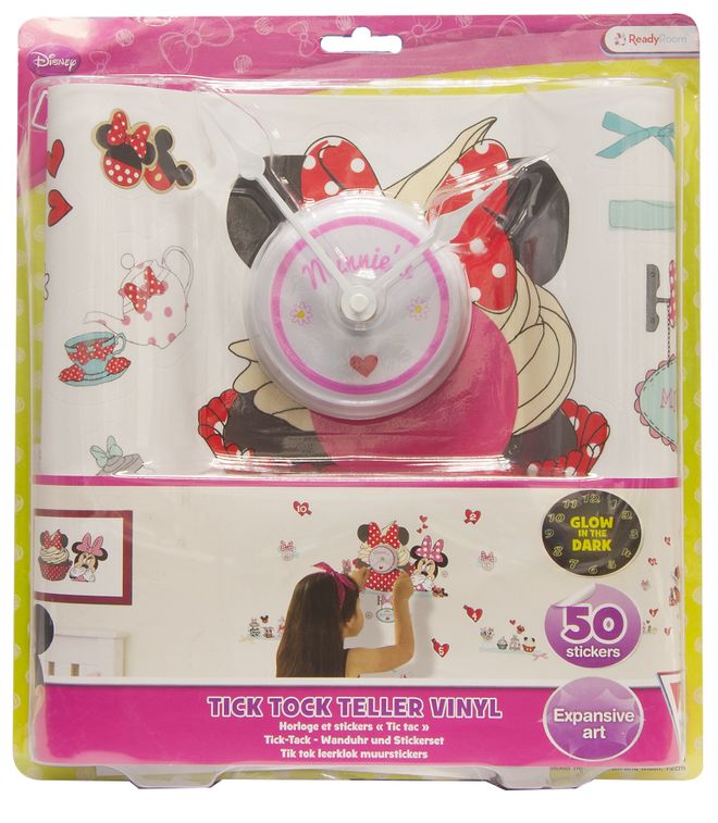 Stickers Horloge Minnie Mouse - Photo n°4