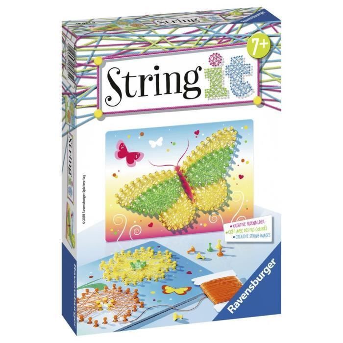 STRING IT mini Butterflies Suivez La tendance du String Art ! Ravensburger - Photo n°2