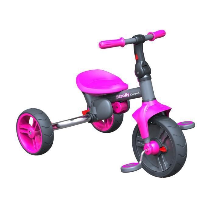 STROLLY - Tricycle Evolutif Strolly Compact - Rose - Photo n°3