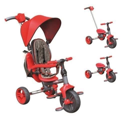 STROLLY - Tricycle Evolutif Strolly Compact - Rouge - Photo n°1
