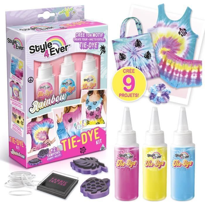 STYLE FOR EVER Kit Créatif Tie-Dye - Photo n°1