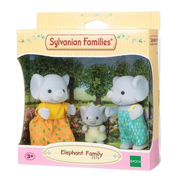 SYLVANIAN FAMILIES 5376 La Famille Éléphant - Photo n°1