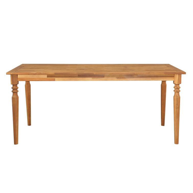 Table à manger bois d'acacia massif finition à l'huile Roza 170 cm - Photo n°4