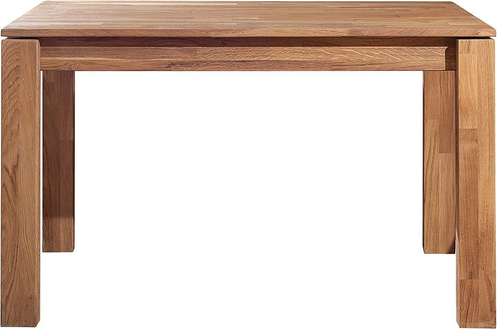 Table à manger en bois de chêne massif Ritza 140 cm - Photo n°4