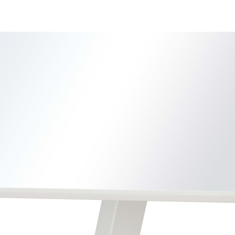 Table à manger rectangulaire blanc brillant Vilna 180 - Photo n°3