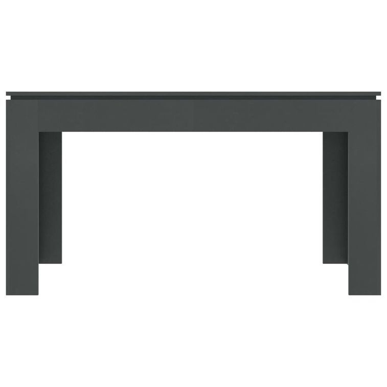Table à manger rectangulaire bois gris Modra 140 cm - Photo n°3