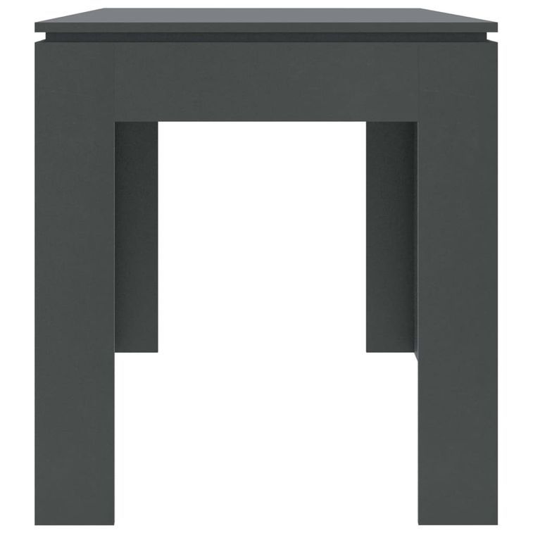 Table à manger rectangulaire bois gris Modra 140 cm - Photo n°4