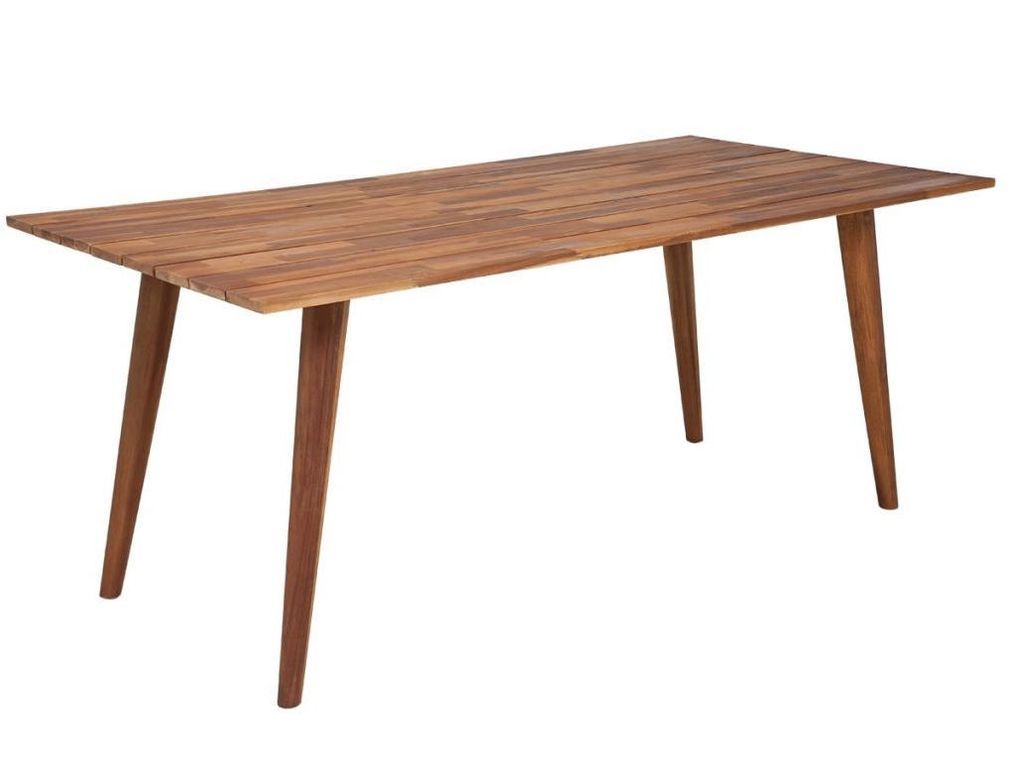 Table à manger rectangulaire bois d'acacia massif Kala 180 cm - Photo n°1