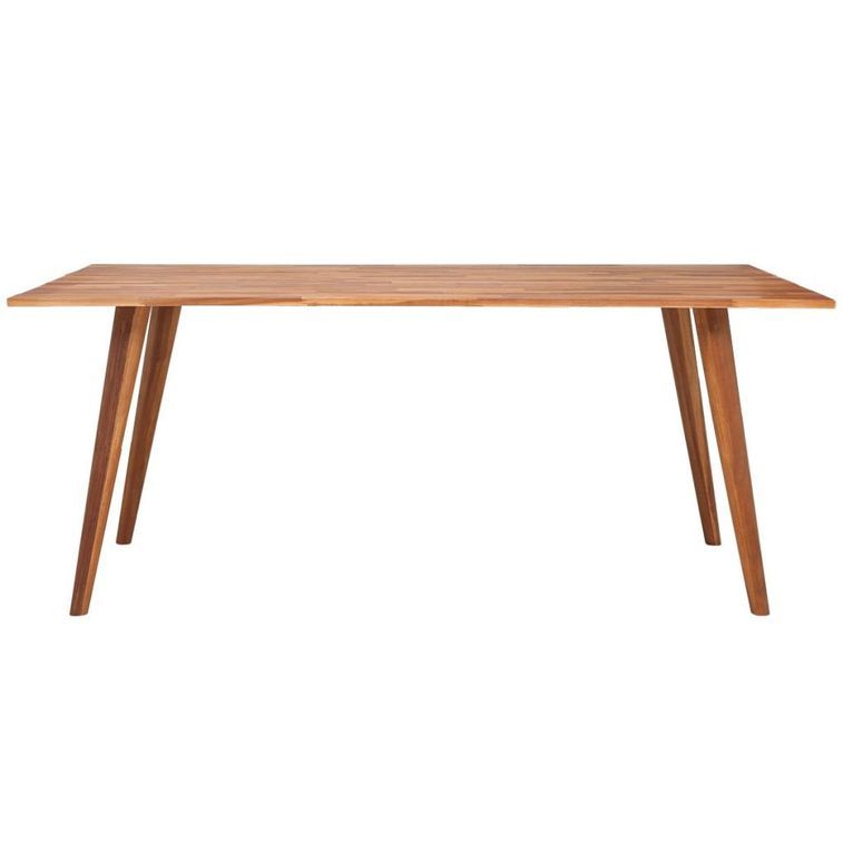 Table à manger rectangulaire bois d'acacia massif Kala 180 cm - Photo n°2
