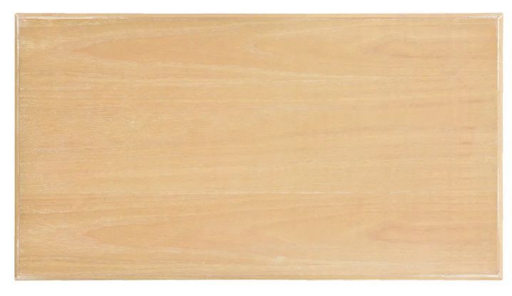 Table basse 2 tiroirs bois clair et pin massif gris Karmen - Photo n°8