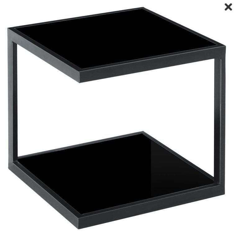 Table basse carrée modulable Noir et Blanc Kiabi - Photo n°3