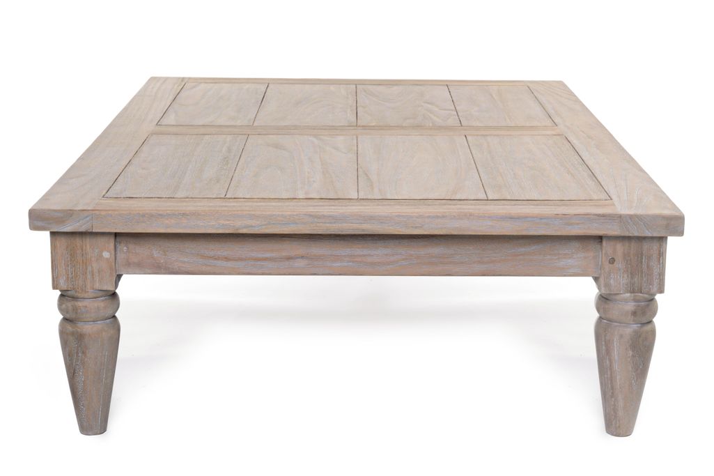 Table basse de jardin rectangle en bois teck Balou L 120 cm - Photo n°16