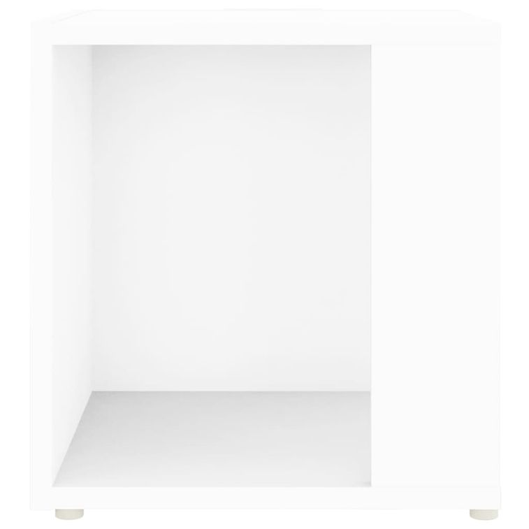 Table d'appoint Blanc 33x33x34,5 cm - Photo n°6