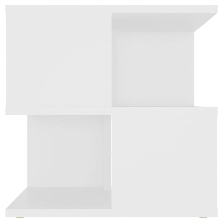 Table d'appoint Blanc 40x40x40 cm - Photo n°5