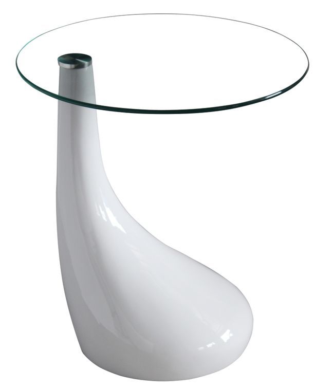 Table d'appoint Blanc Courbat - Photo n°1