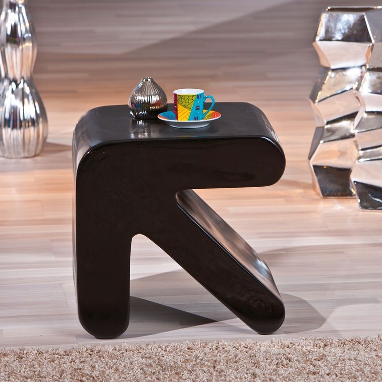 Table d'appoint Noire Camille - Photo n°2