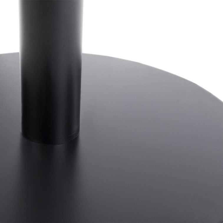 Table de bar ronde bois naturel et acier noir Kofy 60 cm - Photo n°3