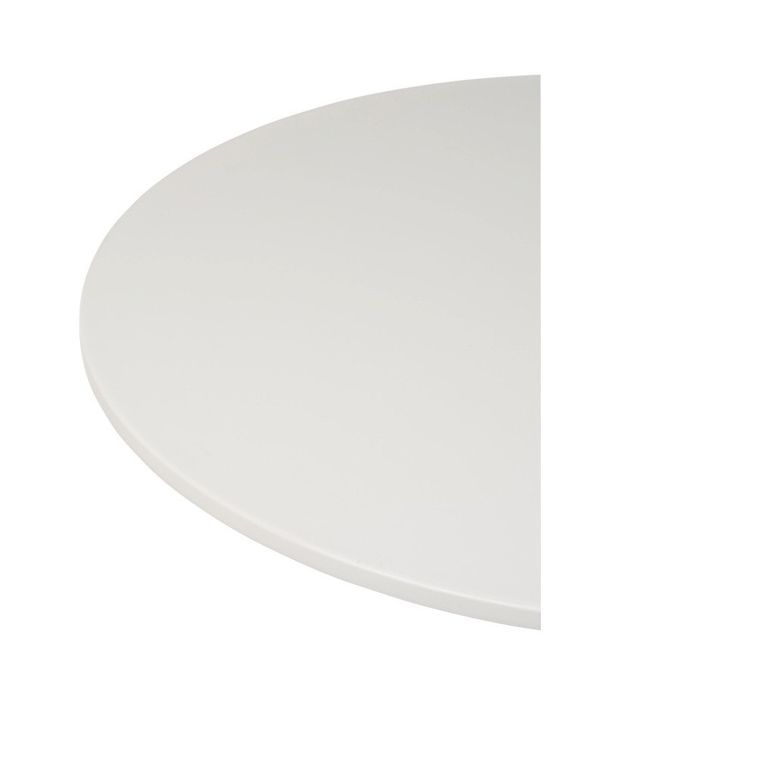 Table de bar ronde polypropylène blanc Ettis - Photo n°3