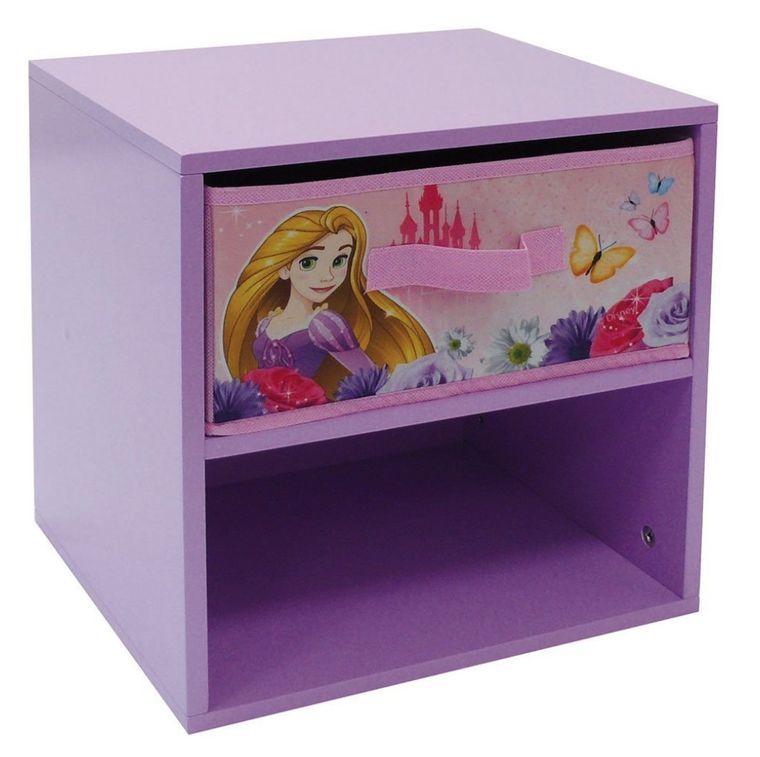 Table de chevet 1 tiroir 1 niche Princesses Disney - Photo n°1