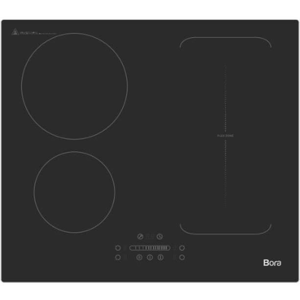 Table de cuisson induction - BORA - 4 foyers - L 59 x P 52 cm - BOTFI64S - 3 600W - Revetement Noir - Photo n°1