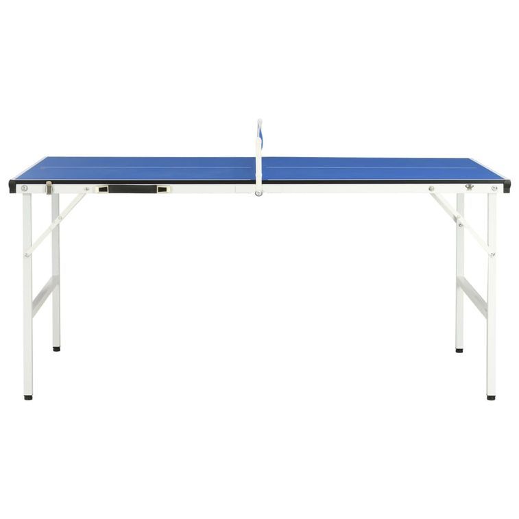 Table de ping-pong avec filet 152x76x66 cm Bleu - Photo n°3