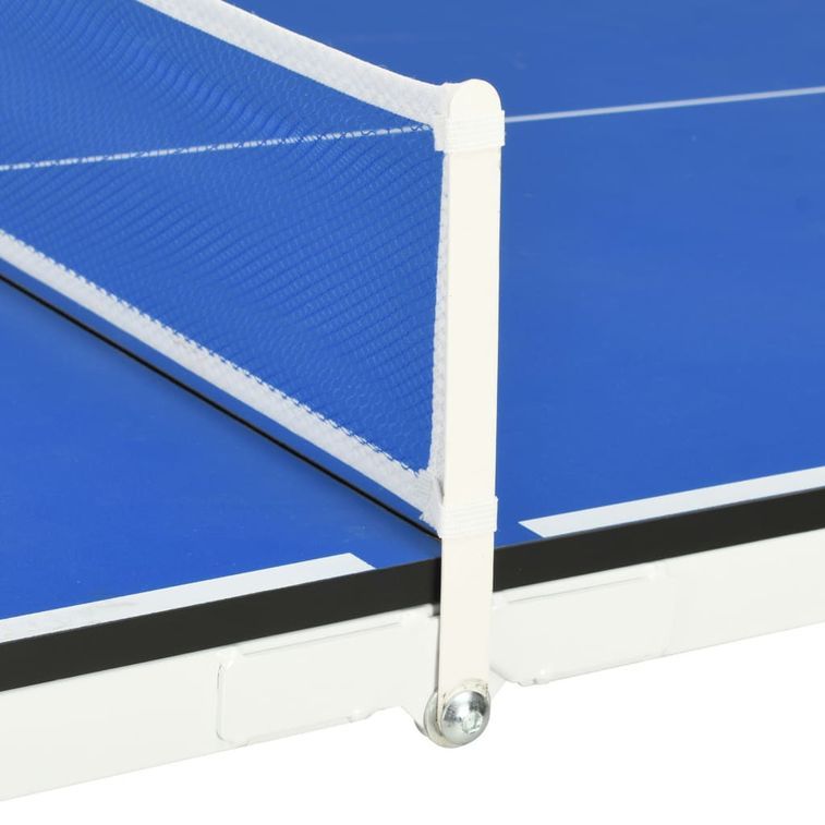 Table de ping-pong avec filet 152x76x66 cm Bleu - Photo n°7