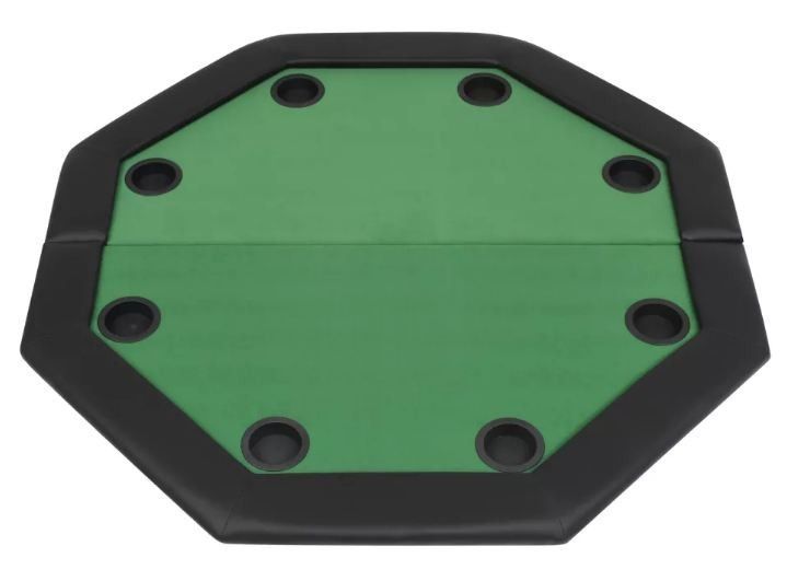 Table de poker octogonale pliable 8 joueurs vert Winner - Photo n°4