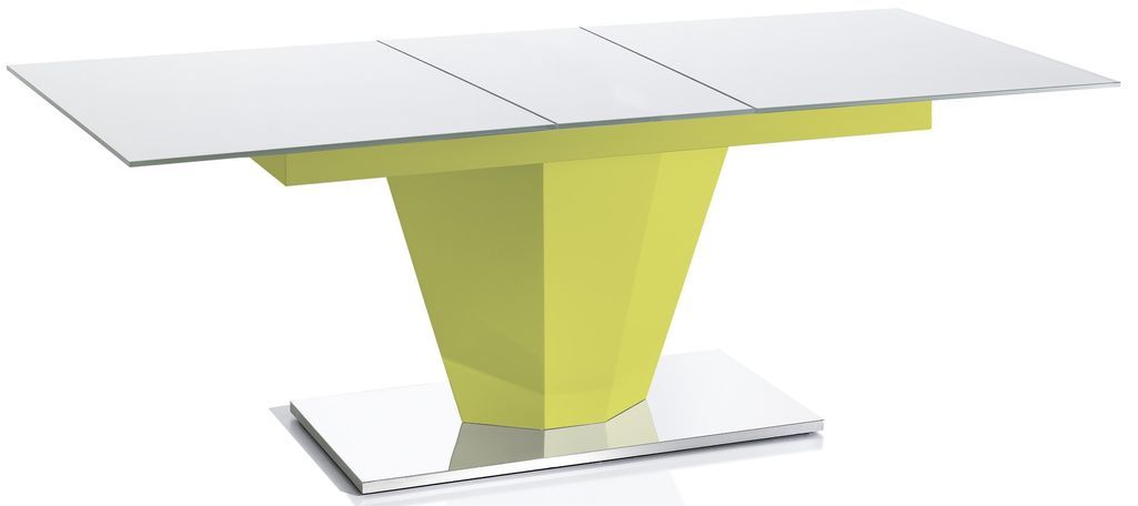 Table design à rallonge Pistache Robia 160-200 cm - Photo n°1