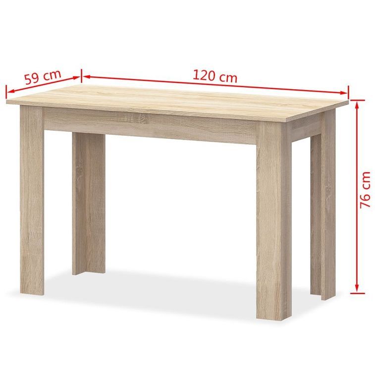 Table et 2 banc bois naturel Kazane - Photo n°5