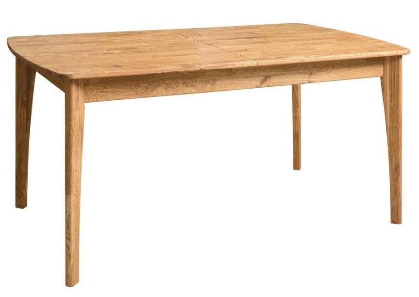 Table extensible en bois de chêne massif Marzo 140 à 190 cm - Photo n°1