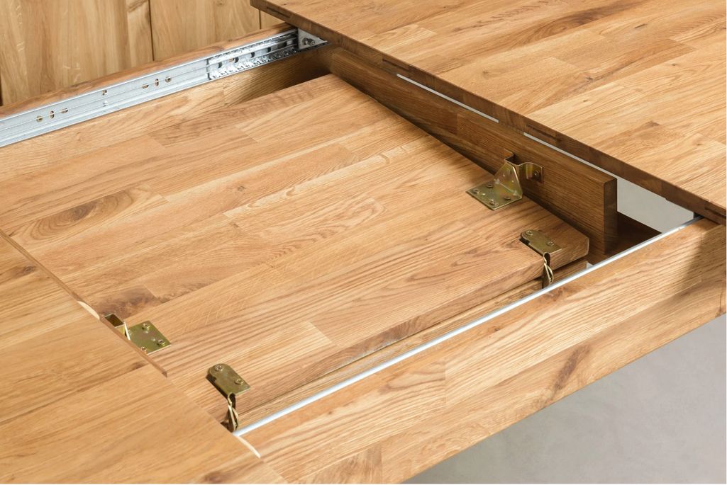 Table extensible en bois de chêne massif Marzo 160 à 210 cm - Photo n°3
