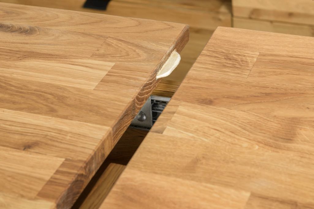 Table extensible en bois de chêne massif Marzo 160 à 210 cm - Photo n°4