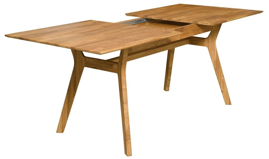 Table extensible en bois de chêne massif Osword 170 à 210 cm - Photo n°1