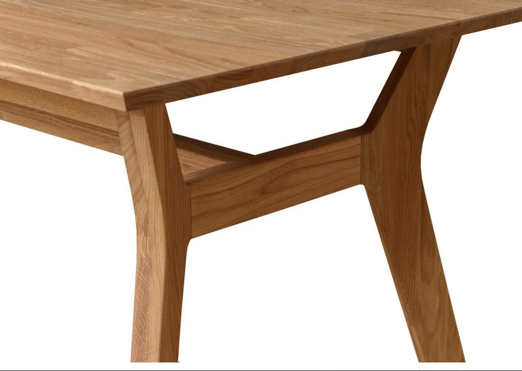 Table extensible en bois de chêne massif Osword 170 à 210 cm - Photo n°5