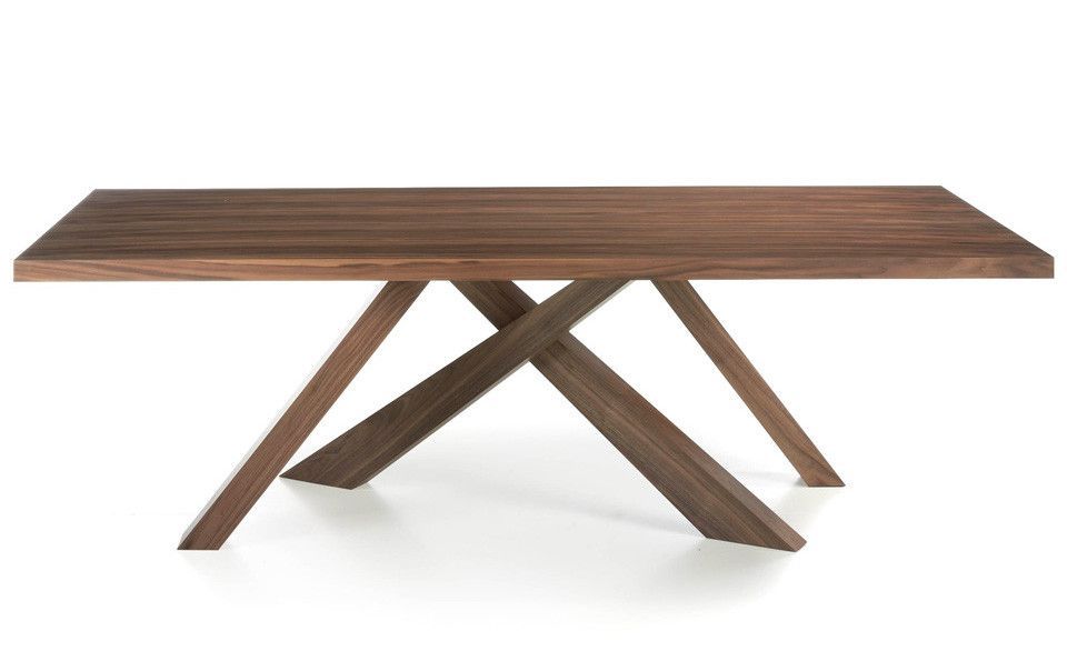 Table moderne bois noyer Bonita 240 cm - Photo n°5