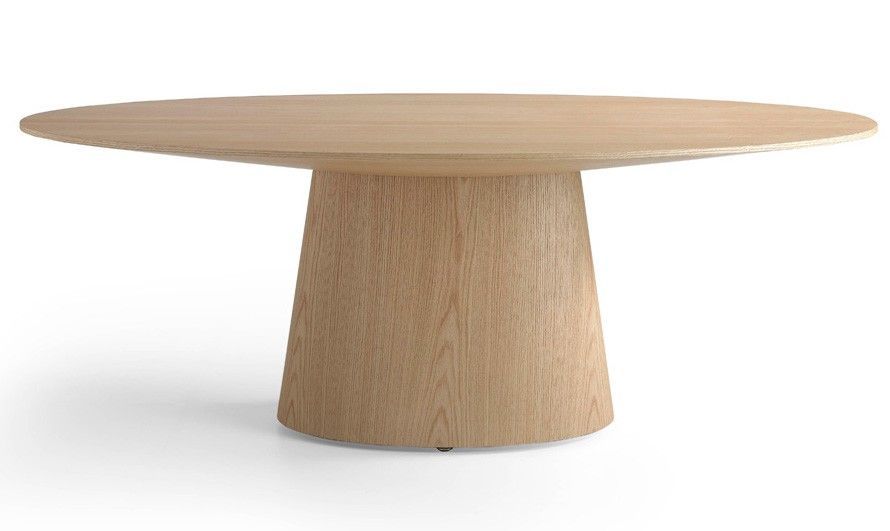 Table ovale chêne clair Minka 220 cm - Photo n°2