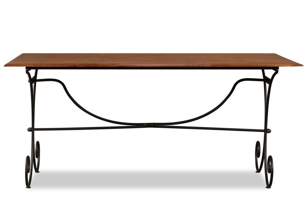Table rectangulaire bois massif d'acacia Rozas 180 cm - Photo n°2